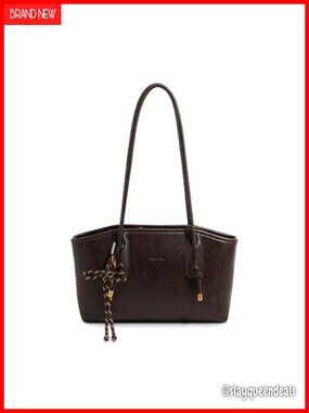 Vintage Hobo Purse Top Handle Shoulder Bag Faux Leather Tote Handbag with